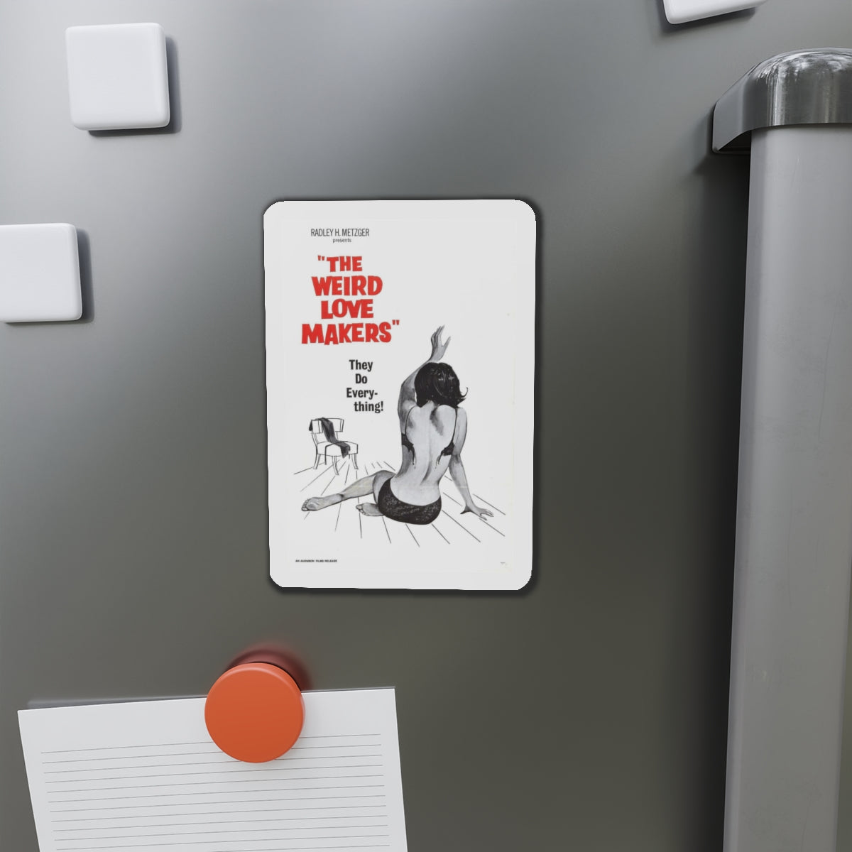 THE WEIRD LOVE MAKERS 1963 Movie Poster - Refrigerator Magnet