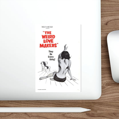 THE WEIRD LOVE MAKERS 1963 Movie Poster STICKER Vinyl Die-Cut Decal-The Sticker Space