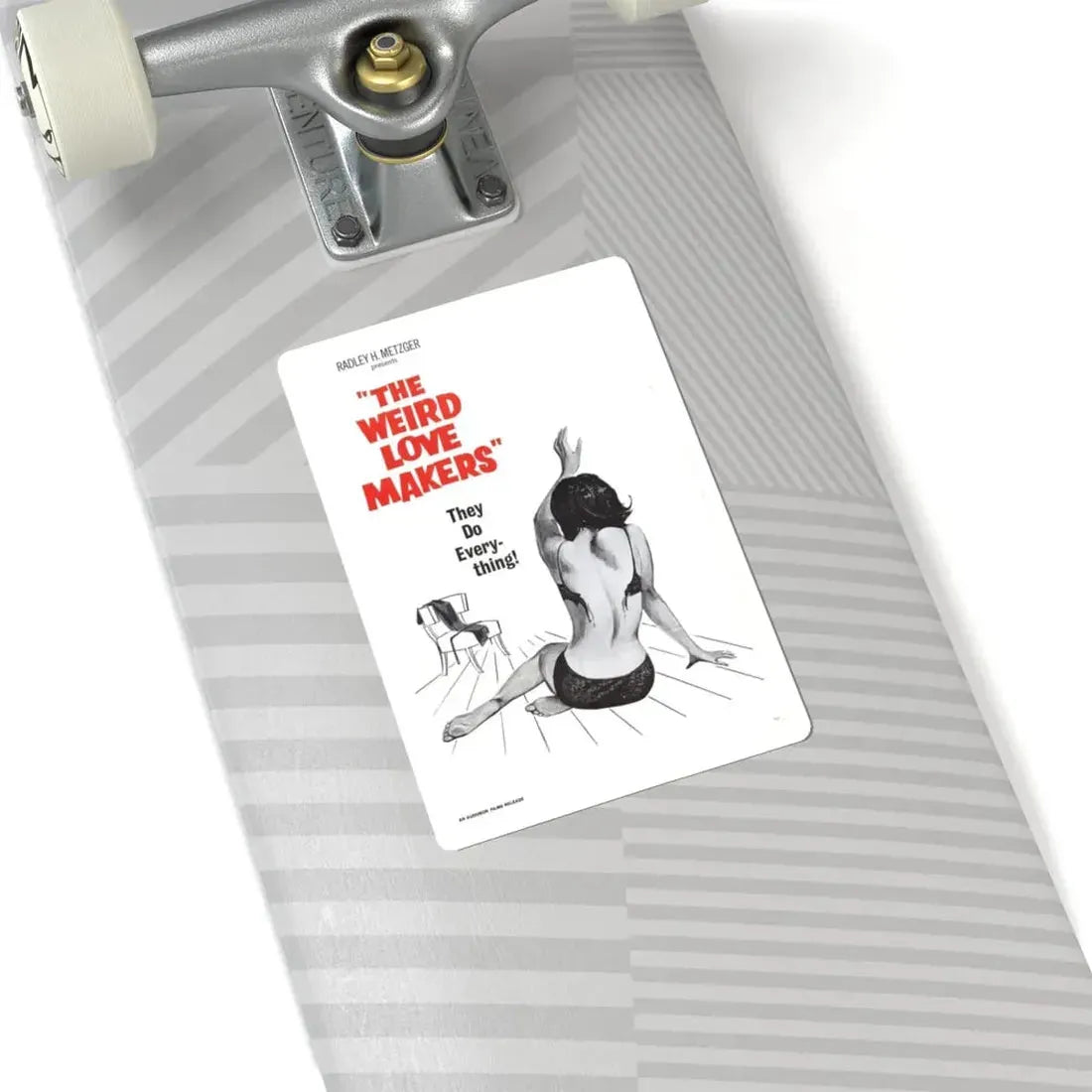 THE WEIRD LOVE MAKERS 1963 Movie Poster - STICKER Vinyl Kiss-Cut Decal - The Sticker Space