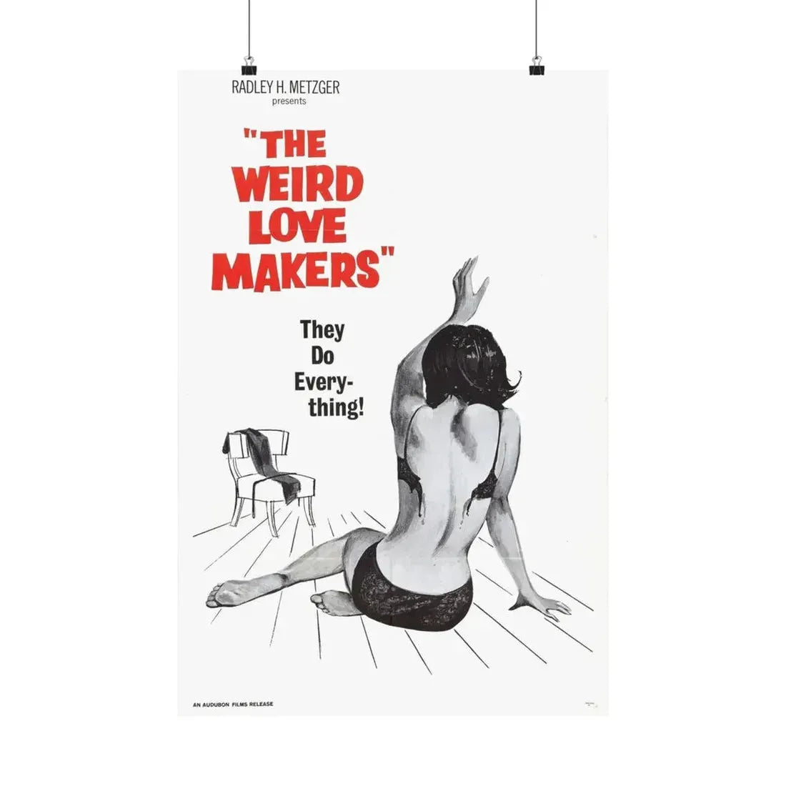 THE WEIRD LOVE MAKERS 1963 - Paper Movie Poster 20″ x 30″ Matte - The Sticker Space