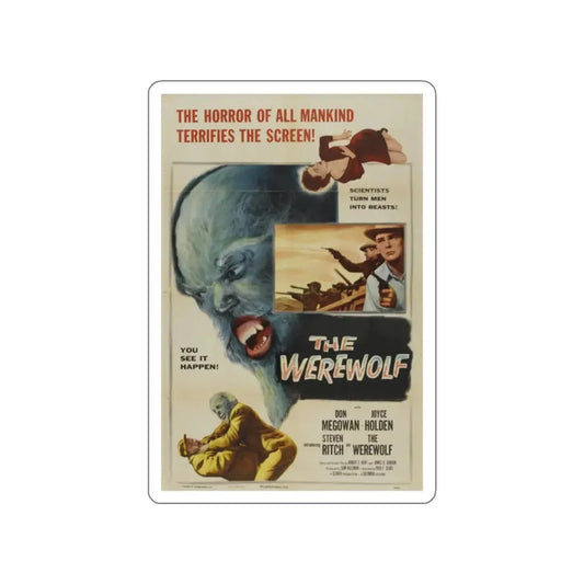 THE WEREWOLF 1956 Movie Poster STICKER Vinyl Die-Cut Decal 2 Inch - The Sticker Space