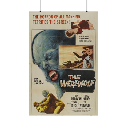 THE WEREWOLF 1956 - Paper Movie Poster-36" x 54"-The Sticker Space