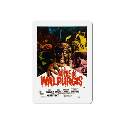 THE WEREWOLF VS THE VAMPIRE WOMAN (2) 1971 Movie Poster - Refrigerator Magnet 6 Inch Die-Cut - The Sticker Space