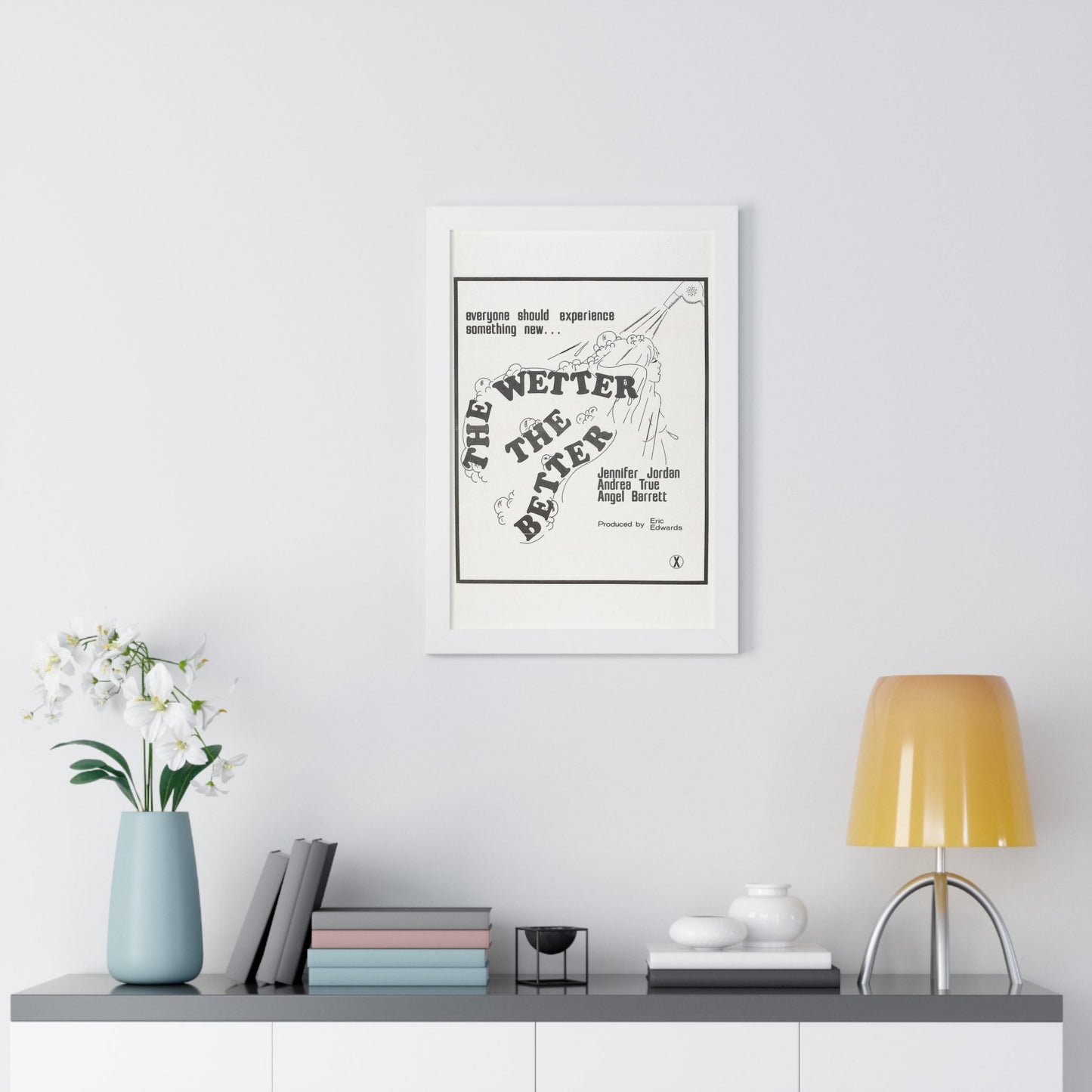 THE WETTER THE BETTER 1975 - Framed Movie Poster-The Sticker Space