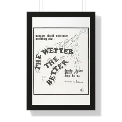 THE WETTER THE BETTER 1975 - Framed Movie Poster-16″ x 24″-The Sticker Space