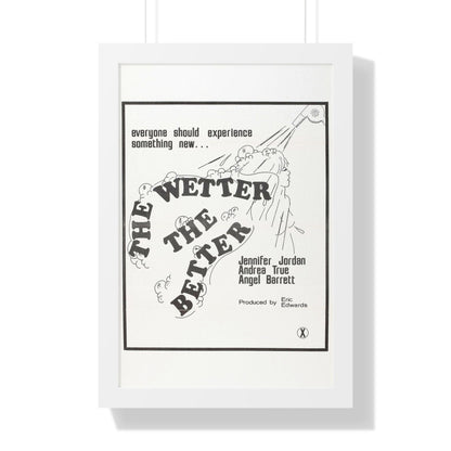 THE WETTER THE BETTER 1975 - Framed Movie Poster-16″ x 24″-The Sticker Space