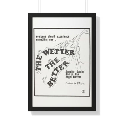 THE WETTER THE BETTER 1975 - Framed Movie Poster-20" x 30"-The Sticker Space