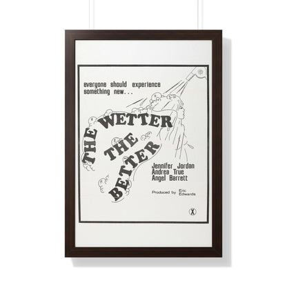 THE WETTER THE BETTER 1975 - Framed Movie Poster-20" x 30"-The Sticker Space