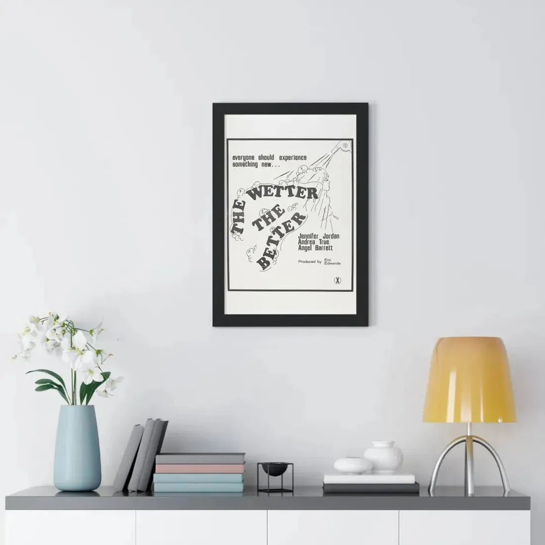 THE WETTER THE BETTER 1975 - Framed Movie Poster - The Sticker Space