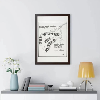 THE WETTER THE BETTER 1975 - Framed Movie Poster - The Sticker Space