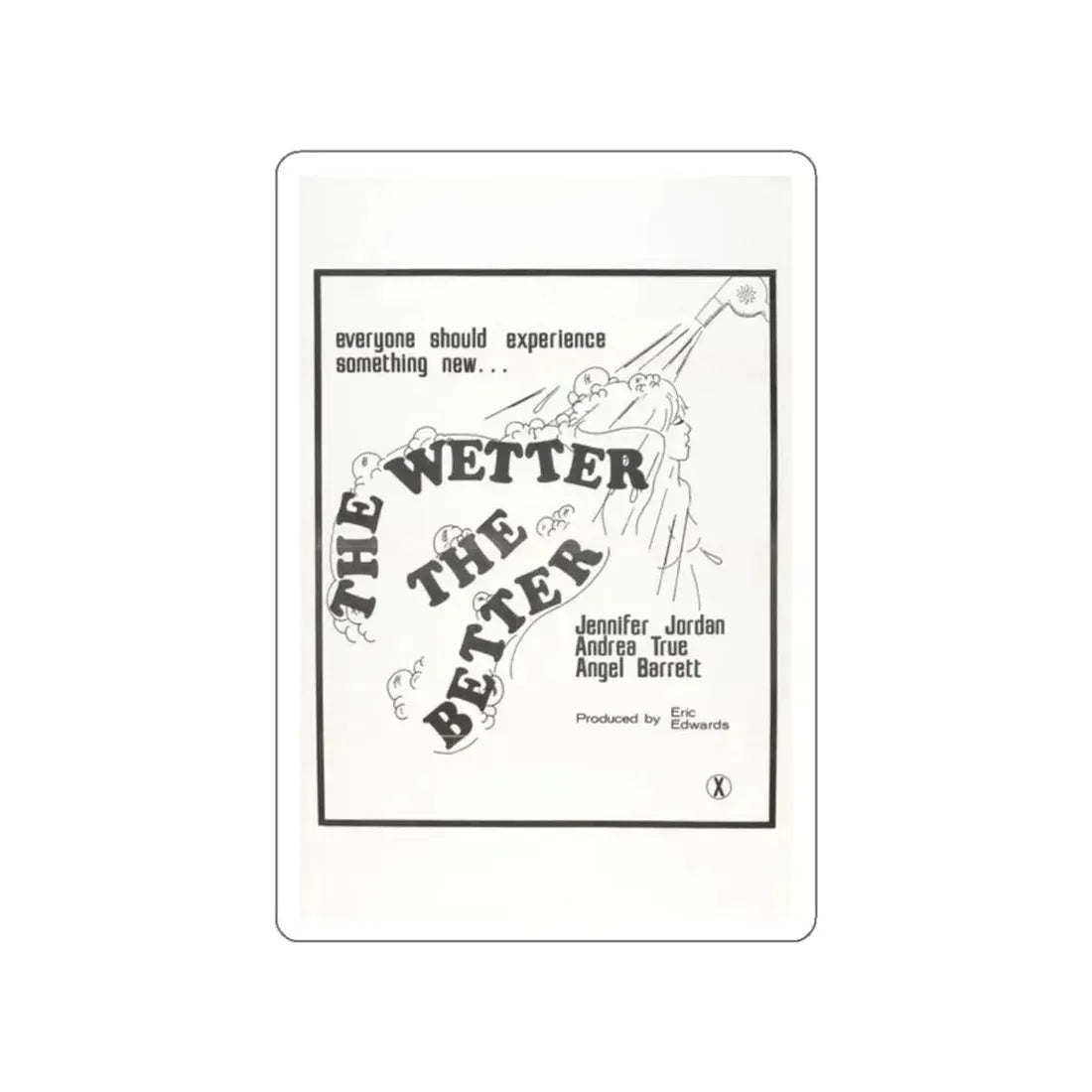 THE WETTER THE BETTER 1975 Movie Poster STICKER Vinyl Die-Cut Decal 2 Inch - The Sticker Space