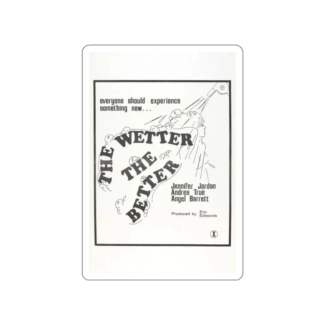 THE WETTER THE BETTER 1975 Movie Poster STICKER Vinyl Die-Cut Decal 3 Inch - The Sticker Space