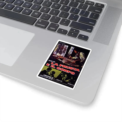 THE WHIP AND THE BODY (ITALIAN) 1963 Movie Poster - STICKER Vinyl Kiss-Cut Decal - The Sticker Space