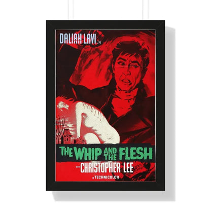 THE WHIP AND THE FLESH (THE WHIP AND THE BODY) 1963 - Framed Movie Poster 16″ x 24″ Black - The Sticker Space