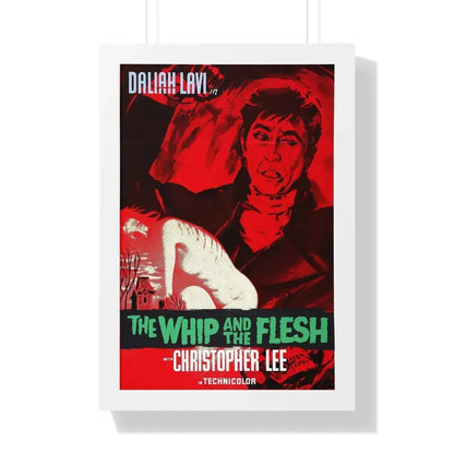 THE WHIP AND THE FLESH (THE WHIP AND THE BODY) 1963 - Framed Movie Poster 16″ x 24″ White - The Sticker Space