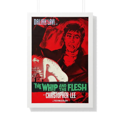 THE WHIP AND THE FLESH (THE WHIP AND THE BODY) 1963 - Framed Movie Poster 20" x 30" White - The Sticker Space