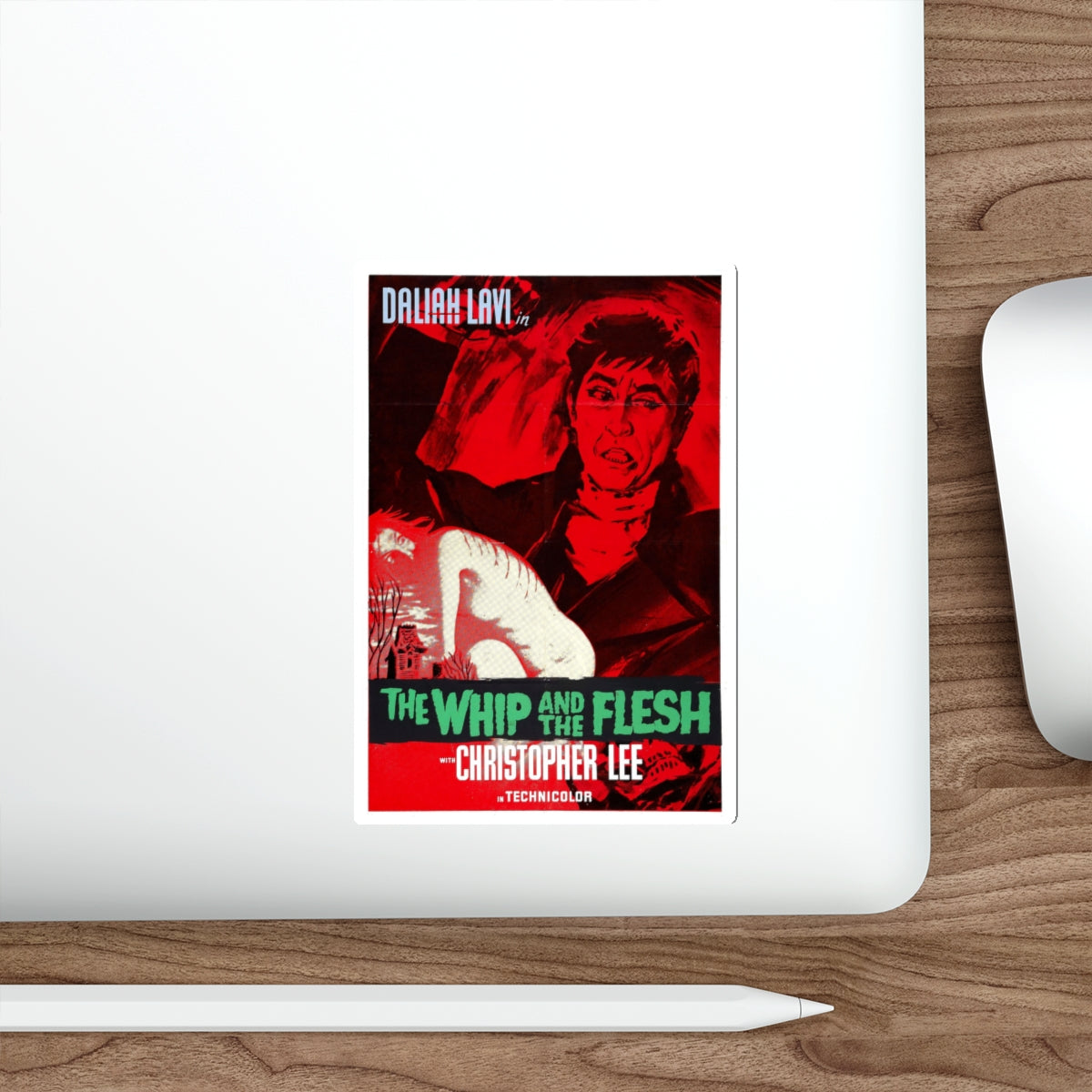 THE WHIP AND THE FLESH (THE WHIP AND THE BODY) 1963 Movie Poster STICKER Vinyl Die-Cut Decal-The Sticker Space