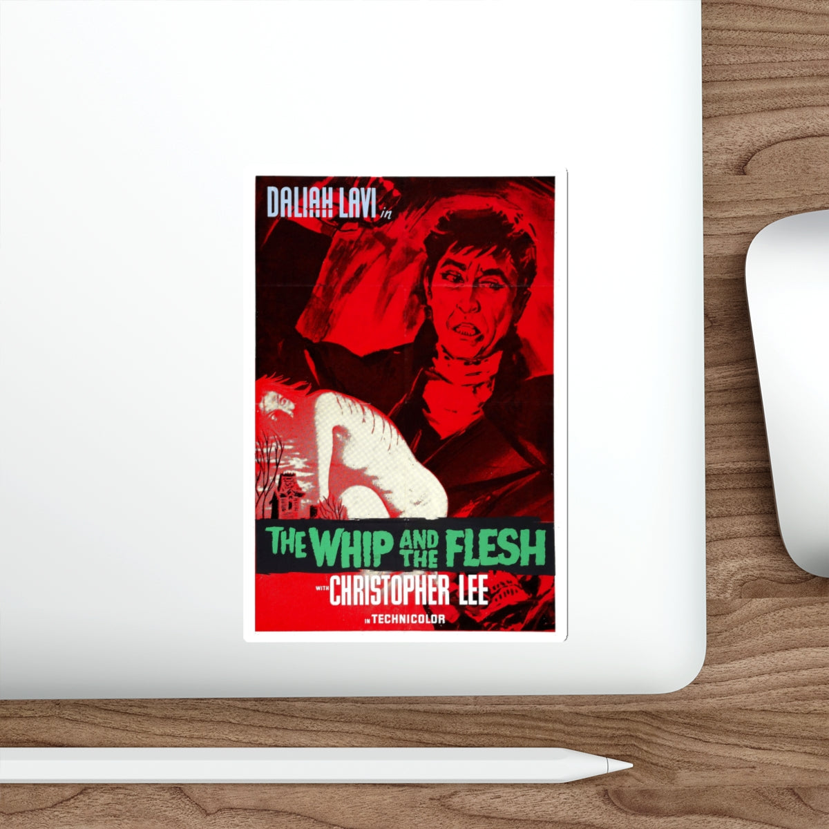 THE WHIP AND THE FLESH (THE WHIP AND THE BODY) 1963 Movie Poster STICKER Vinyl Die-Cut Decal-The Sticker Space