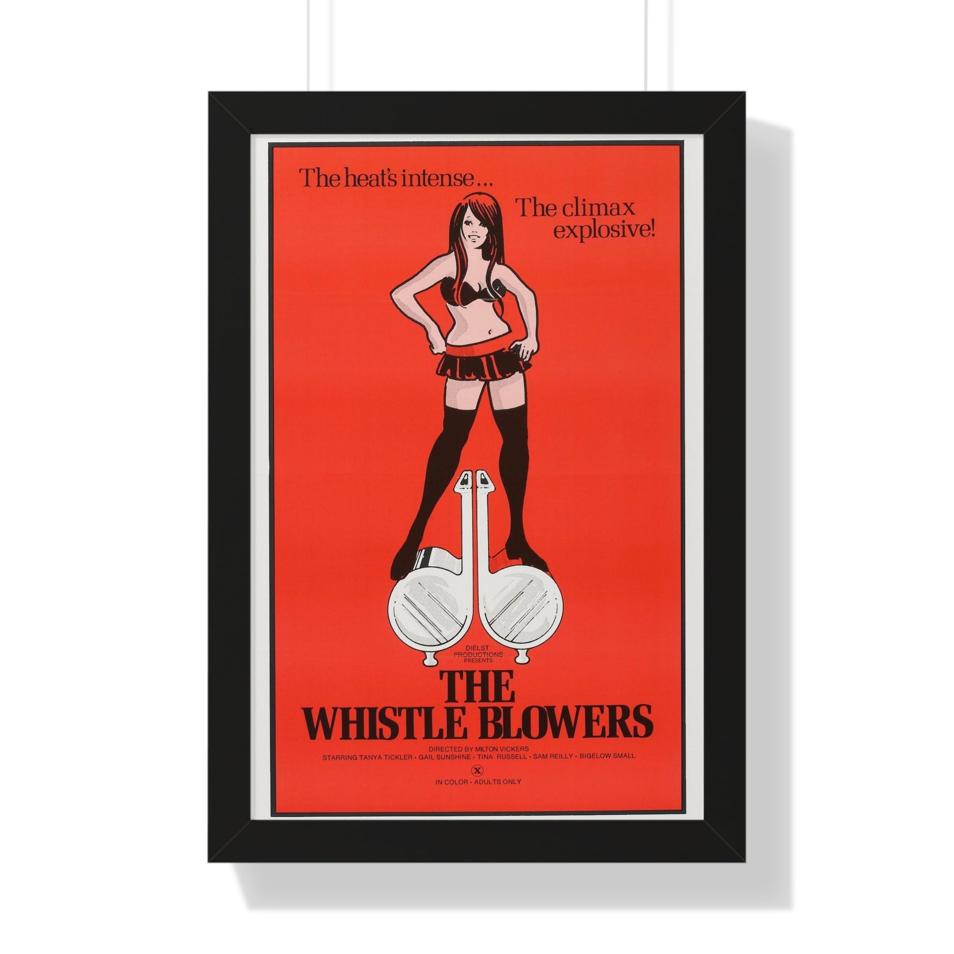 THE WHISTLE BLOWERS 1975 - Framed Movie Poster-16″ x 24″-The Sticker Space