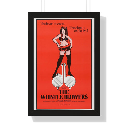 THE WHISTLE BLOWERS 1975 - Framed Movie Poster-16″ x 24″-The Sticker Space