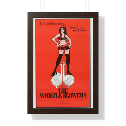 THE WHISTLE BLOWERS 1975 - Framed Movie Poster-16″ x 24″-The Sticker Space