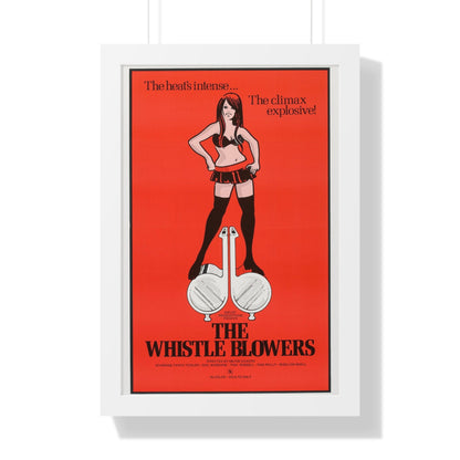 THE WHISTLE BLOWERS 1975 - Framed Movie Poster-16″ x 24″-The Sticker Space