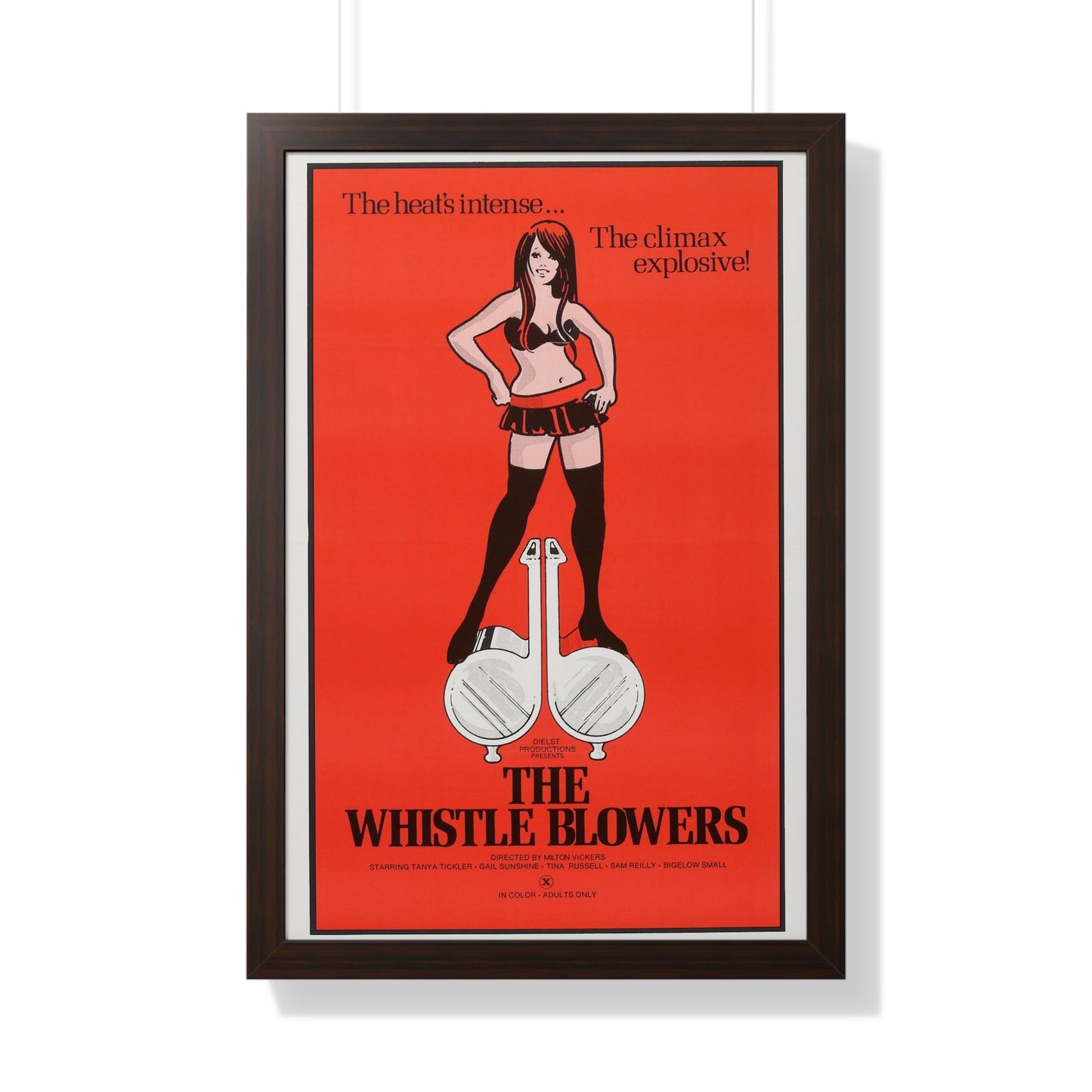 THE WHISTLE BLOWERS 1975 - Framed Movie Poster-20" x 30"-The Sticker Space