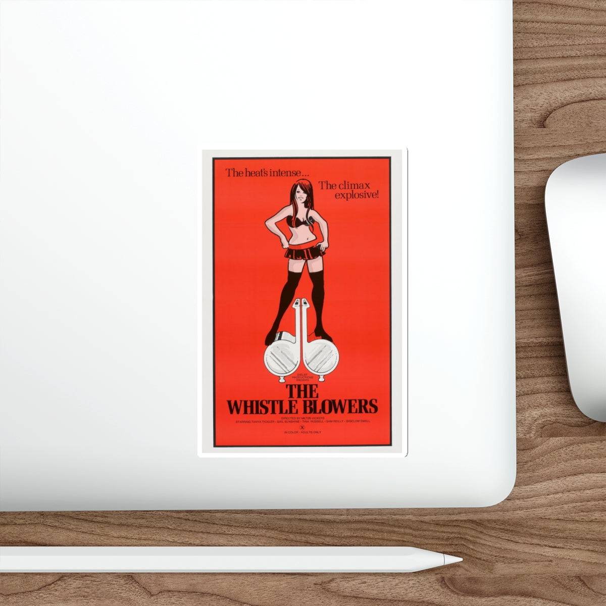 THE WHISTLE BLOWERS 1975 Movie Poster STICKER Vinyl Die-Cut Decal-The Sticker Space