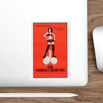 THE WHISTLE BLOWERS 1975 Movie Poster STICKER Vinyl Die-Cut Decal-The Sticker Space