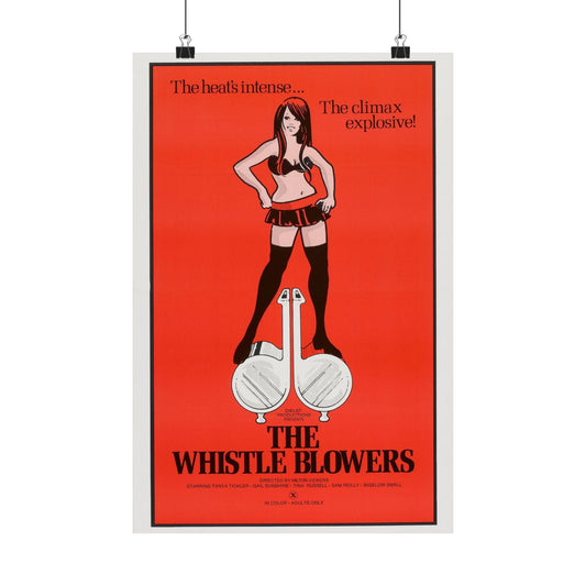 THE WHISTLE BLOWERS 1975 - Paper Movie Poster-12″ x 18″-The Sticker Space