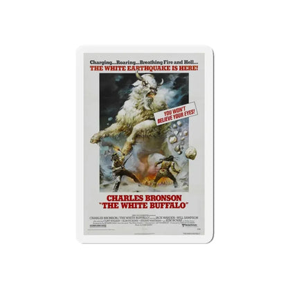 THE WHITE BUFFALO 1977 Movie Poster - Refrigerator Magnet 4 Inch Die-Cut - The Sticker Space