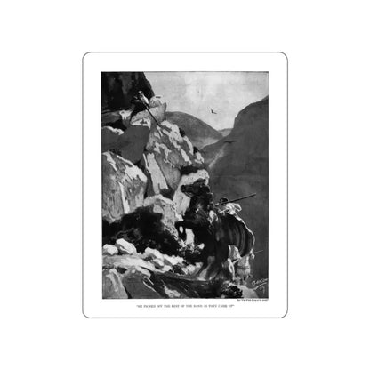 The White King of the Arabs, St. Nicholas magazine, July 1927 (Magazine Illustration) STICKER Vinyl Die-Cut Decal White Die-Cut 3 Inch - The Sticker Space