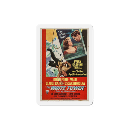 The White Tower 1950 Movie Poster Die-Cut Magnet-3 Inch-The Sticker Space