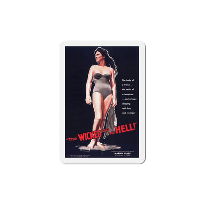 The Wicked Go to Hell 1961 Movie Poster Die-Cut Magnet-4 Inch-The Sticker Space