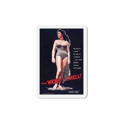 The Wicked Go to Hell 1961 Movie Poster Refrigerator Magnet 5 Inch - The Sticker Space