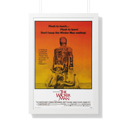 THE WICKER MAN 1973 - Framed Movie Poster-20" x 30"-The Sticker Space