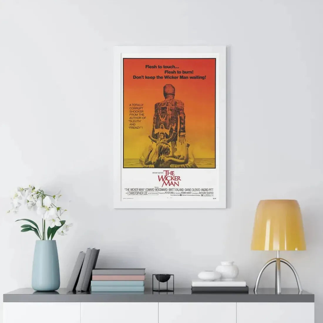 THE WICKER MAN 1973 - Framed Movie Poster - The Sticker Space