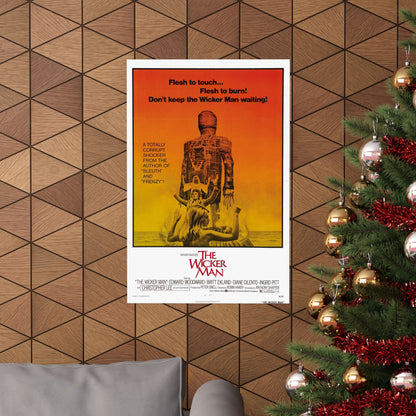 THE WICKER MAN 1973 - Paper Movie Poster-The Sticker Space