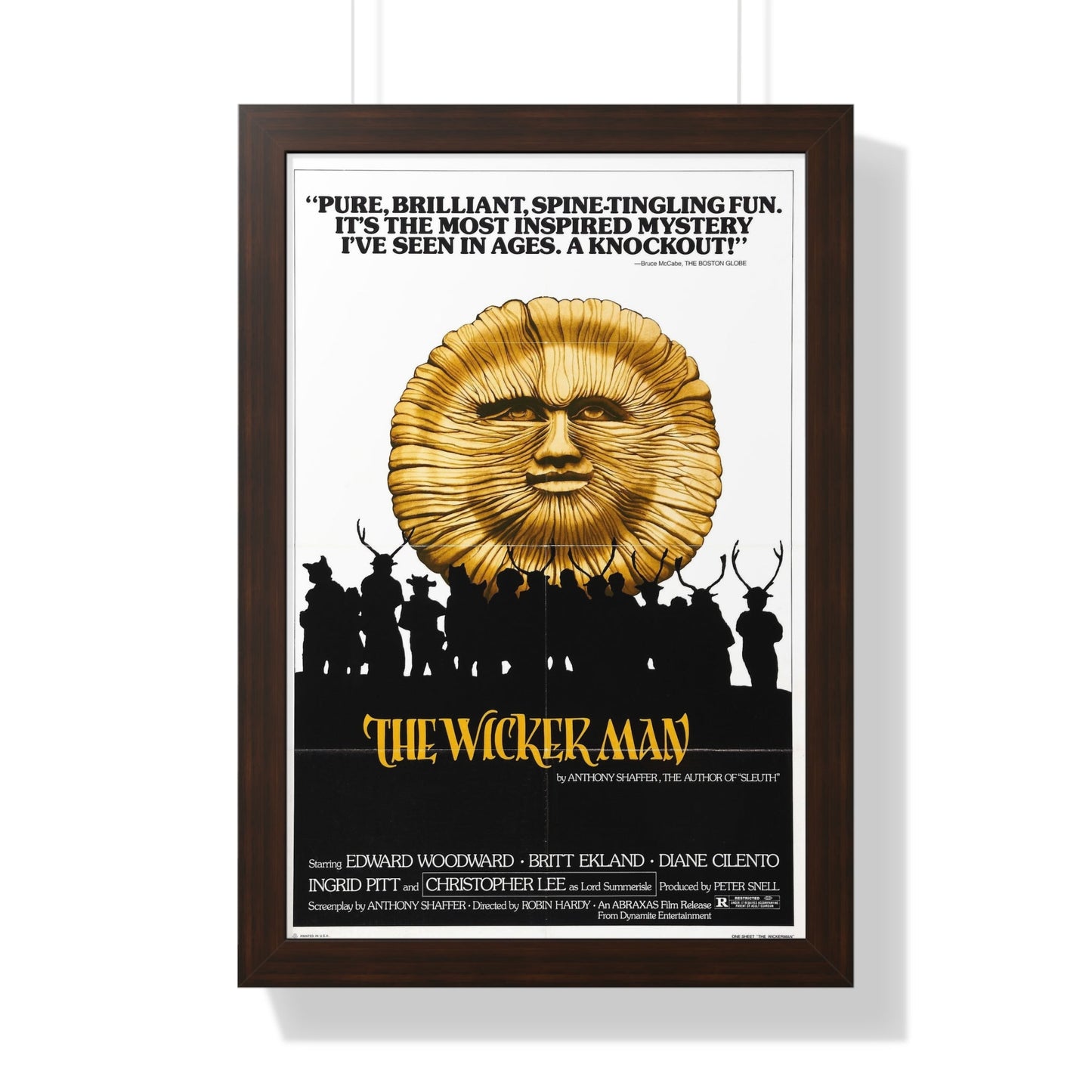 THE WICKER MAN (2) 1973 - Framed Movie Poster-16″ x 24″-The Sticker Space