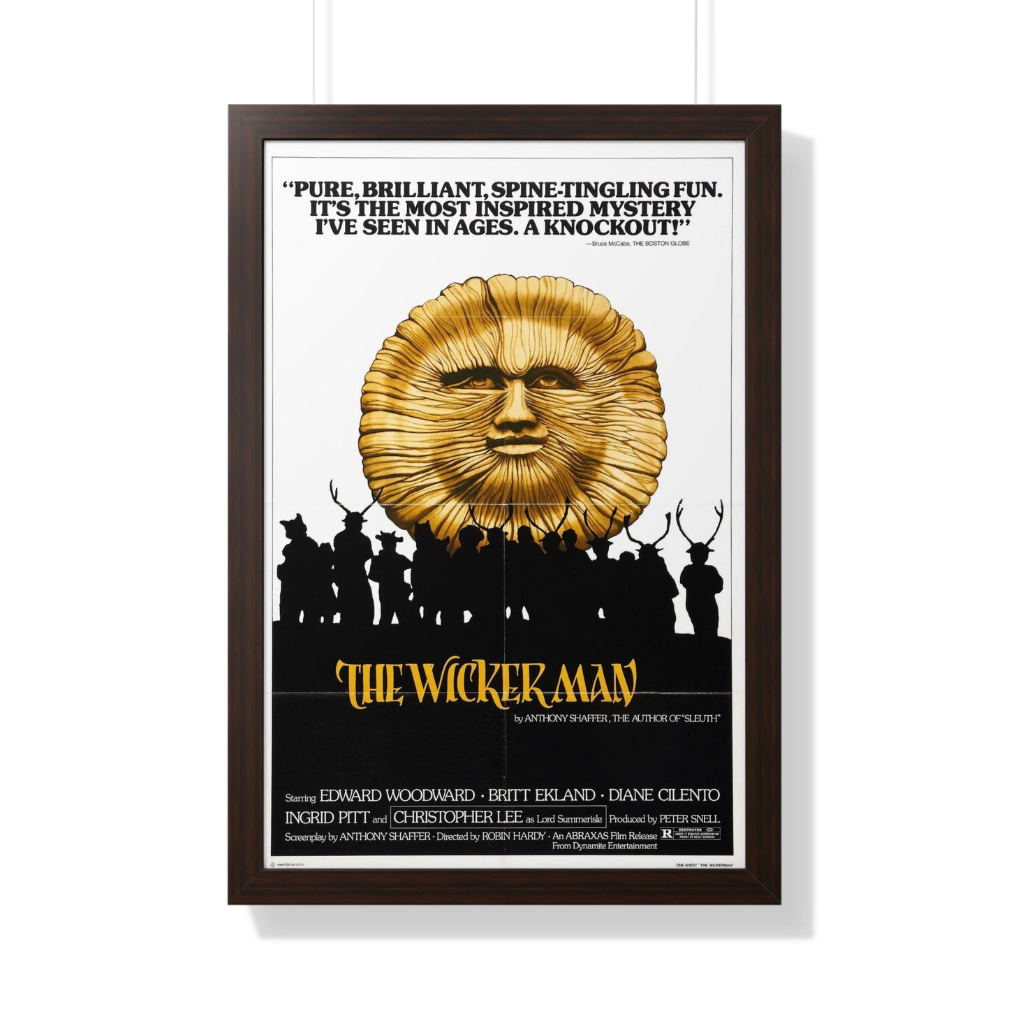 THE WICKER MAN (2) 1973 - Framed Movie Poster-20" x 30"-The Sticker Space