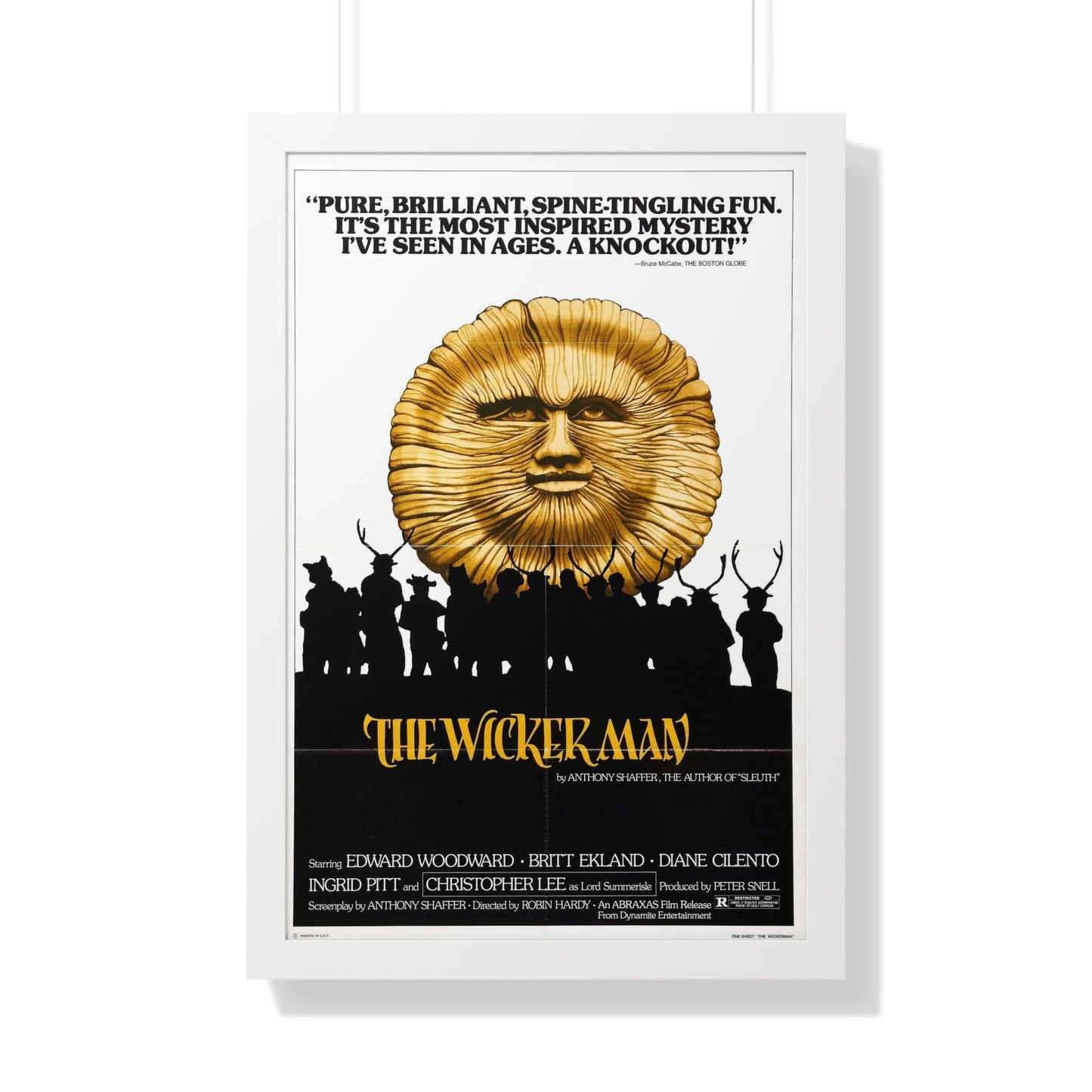 THE WICKER MAN (2) 1973 - Framed Movie Poster-20" x 30"-The Sticker Space