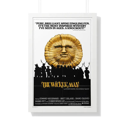 THE WICKER MAN (2) 1973 - Framed Movie Poster 20" x 30" White - The Sticker Space
