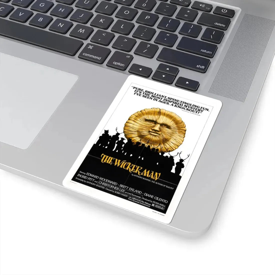 THE WICKER MAN (2) 1973 Movie Poster - STICKER Vinyl Kiss-Cut Decal - The Sticker Space