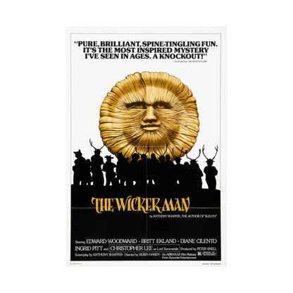 THE WICKER MAN (2) 1973 - Paper Movie Poster-The Sticker Space