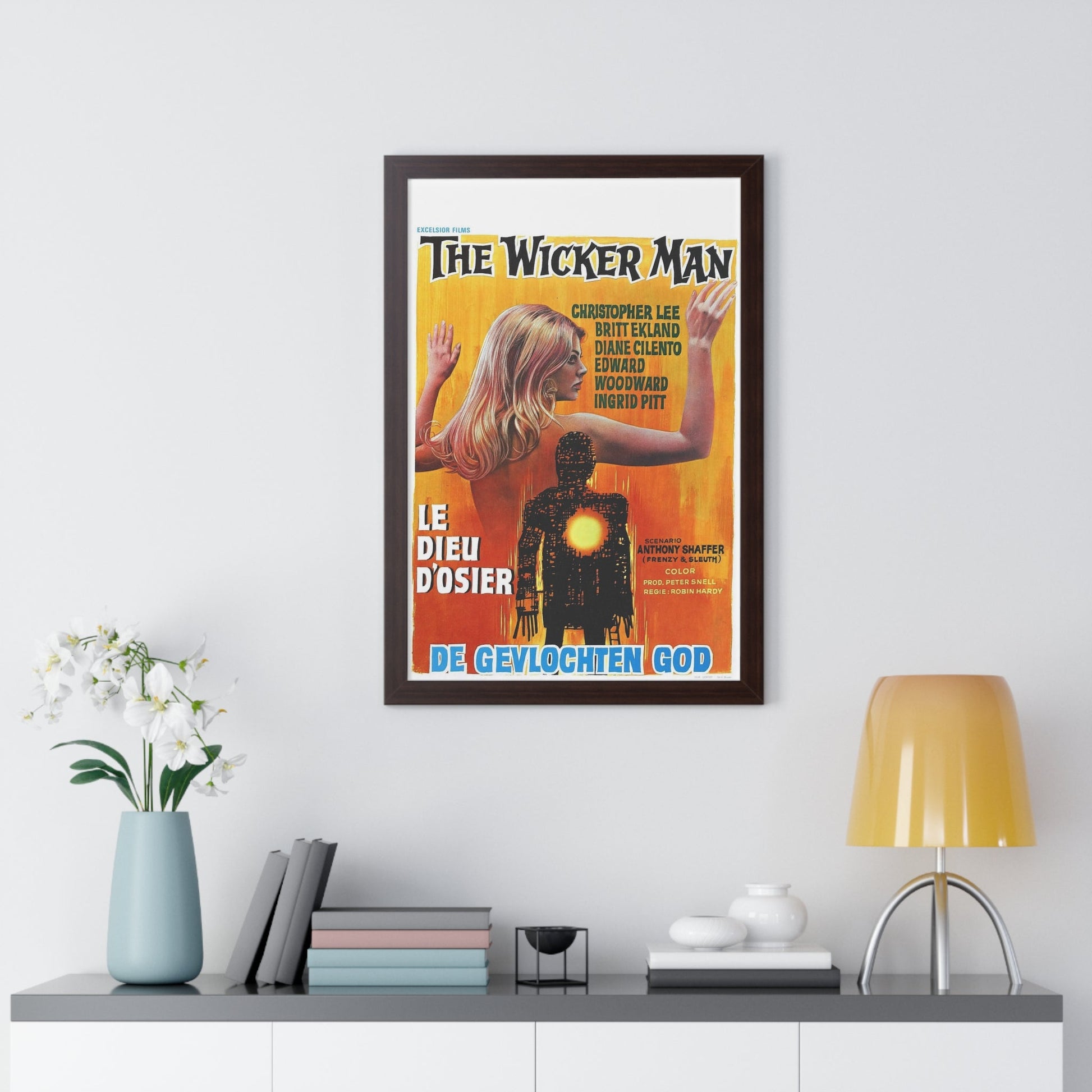 THE WICKER MAN (BELGIAN) 1973 - Framed Movie Poster-The Sticker Space