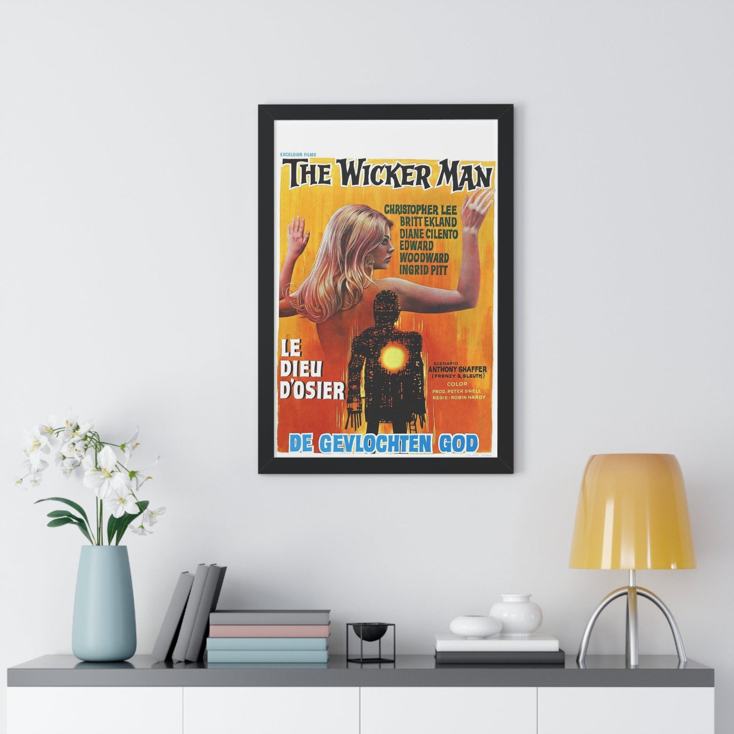 THE WICKER MAN (BELGIAN) 1973 - Framed Movie Poster-The Sticker Space