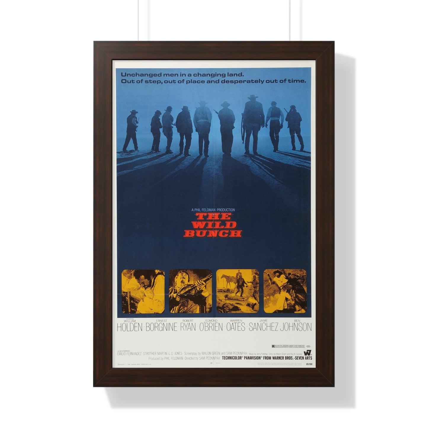 THE WILD BUNCH 1969 - Framed Movie Poster-16″ x 24″-The Sticker Space