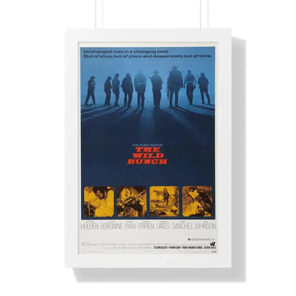 THE WILD BUNCH 1969 - Framed Movie Poster 16″ x 24″ White - The Sticker Space