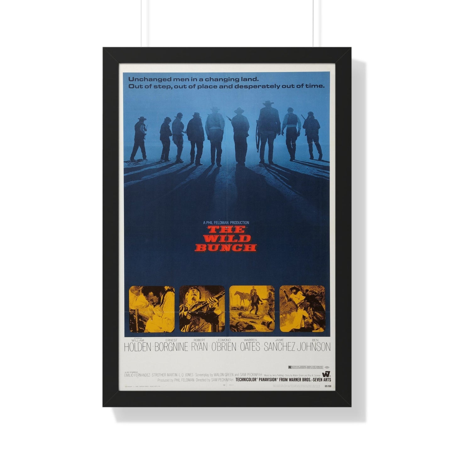 THE WILD BUNCH 1969 - Framed Movie Poster-20" x 30"-The Sticker Space