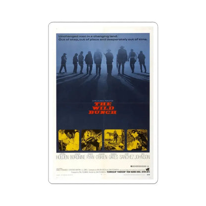 The Wild Bunch 1969 Movie Poster - STICKER Vinyl Kiss-Cut Decal 3 Inch White - The Sticker Space